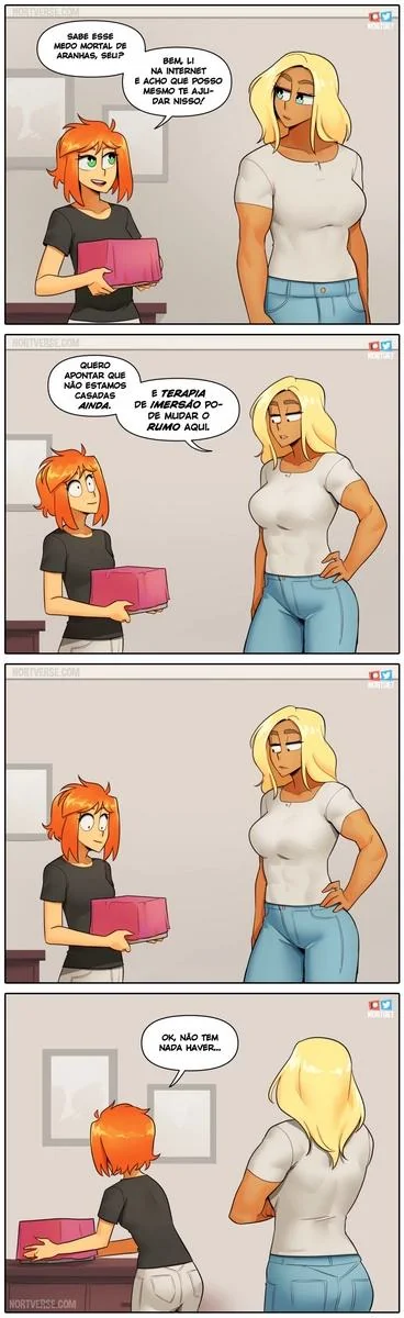 Bervely e Tara: Duas Piranhas Lésbicas em Ação! Mini-comics de Hentai HQ Brasileiro