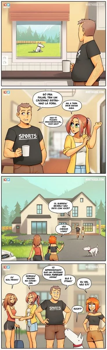 Bervely e Tara: Duas Piranhas Lésbicas em Ação! Mini-comics de Hentai HQ Brasileiro