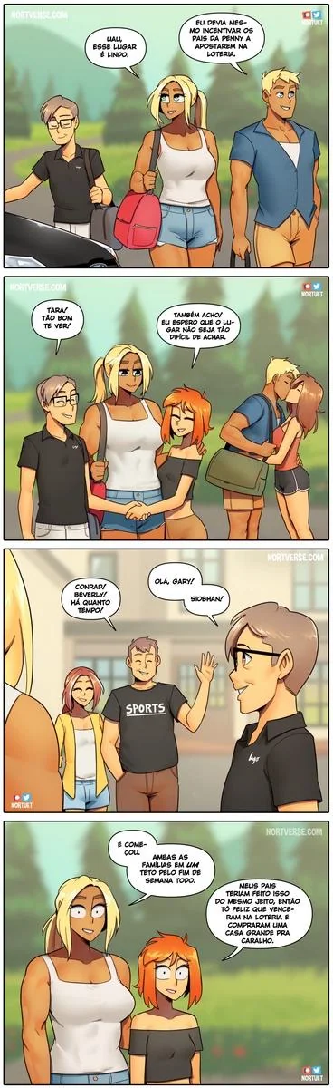 Bervely e Tara: Duas Piranhas Lésbicas em Ação! Mini-comics de Hentai HQ Brasileiro