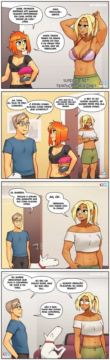 Bervely e Tara: Duas Piranhas Lésbicas em Ação! Mini-comics de Hentai HQ Brasileiro