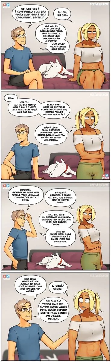 Bervely e Tara: Duas Piranhas Lésbicas em Ação! Mini-comics de Hentai HQ Brasileiro