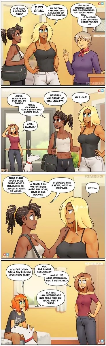 Bervely e Tara: Duas Piranhas Lésbicas em Ação! Mini-comics de Hentai HQ Brasileiro