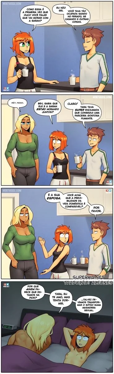Bervely e Tara: Duas Piranhas Lésbicas em Ação! Mini-comics de Hentai HQ Brasileiro
