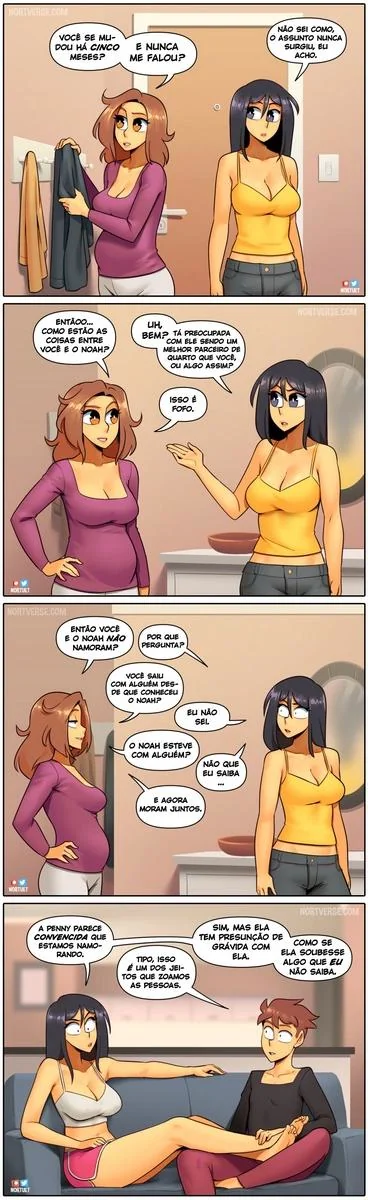 Bervely e Tara: Duas Piranhas Lésbicas em Ação! Mini-comics de Hentai HQ Brasileiro