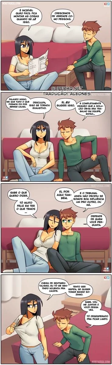 Bervely e Tara: Duas Piranhas Lésbicas em Ação! Mini-comics de Hentai HQ Brasileiro