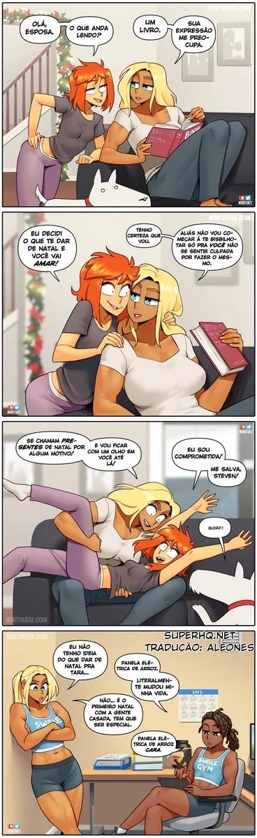 Bervely e Tara: Duas Piranhas Lésbicas em Ação! Mini-comics de Hentai HQ Brasileiro