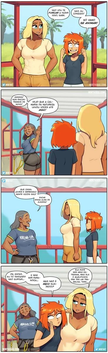 Bervely e Tara: Duas Piranhas Lésbicas em Ação! Mini-comics de Hentai HQ Brasileiro