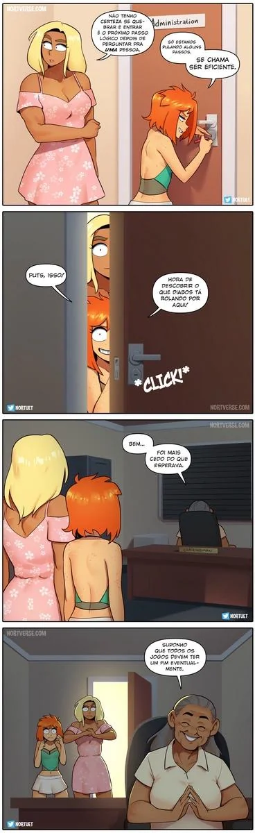 Bervely e Tara: Duas Piranhas Lésbicas em Ação! Mini-comics de Hentai HQ Brasileiro