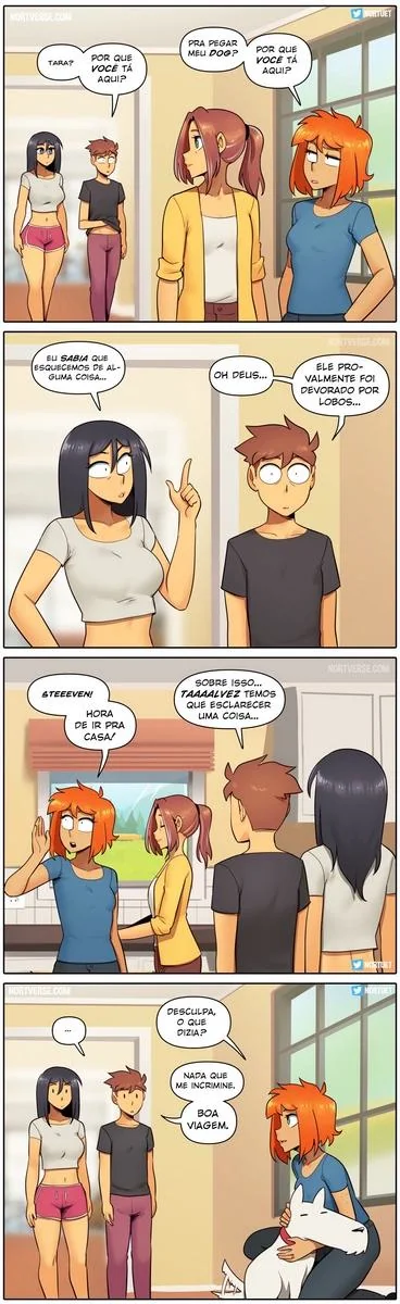 Bervely e Tara: Duas Piranhas Lésbicas em Ação! Mini-comics de Hentai HQ Brasileiro