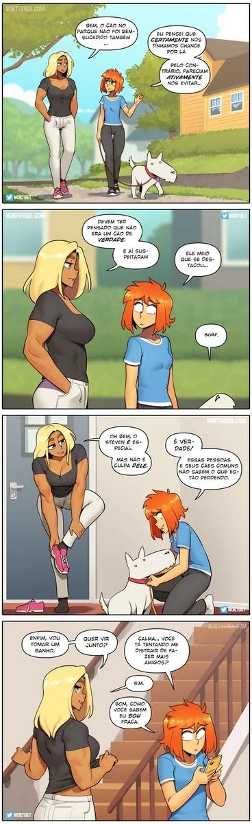 Bervely e Tara: Duas Piranhas Lésbicas em Ação! Mini-comics de Hentai HQ Brasileiro