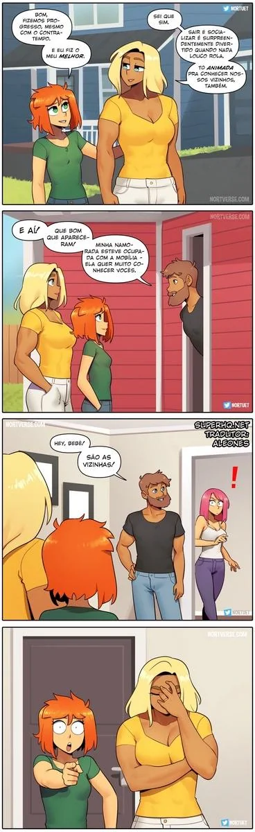 Bervely e Tara: Duas Piranhas Lésbicas em Ação! Mini-comics de Hentai HQ Brasileiro
