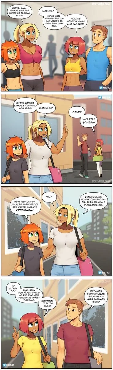 Bervely e Tara: Duas Piranhas Lésbicas em Ação! Mini-comics de Hentai HQ Brasileiro