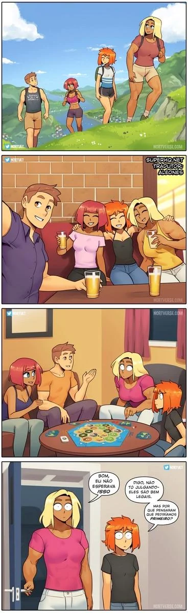 Bervely e Tara: Duas Piranhas Lésbicas em Ação! Mini-comics de Hentai HQ Brasileiro