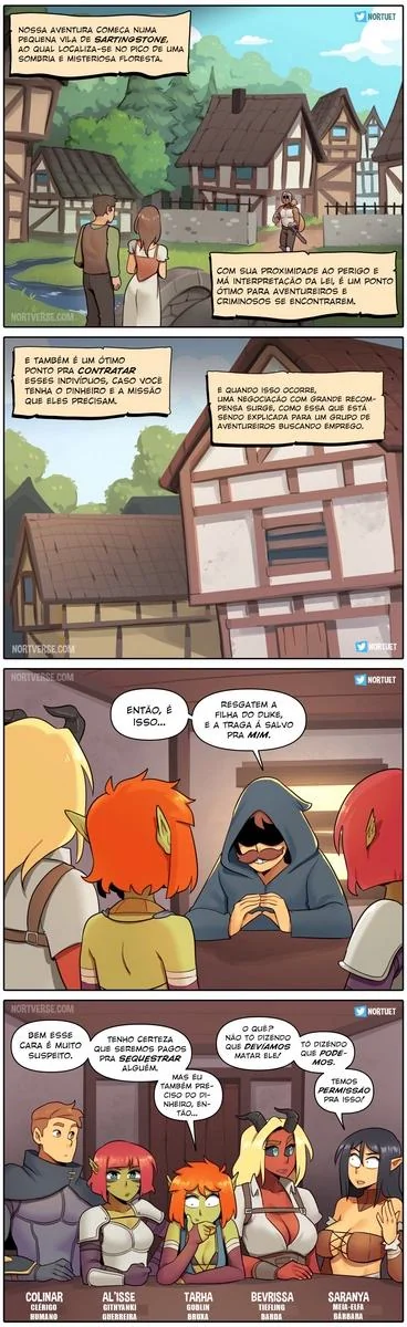 Bervely e Tara: Duas Piranhas Lésbicas em Ação! Mini-comics de Hentai HQ Brasileiro