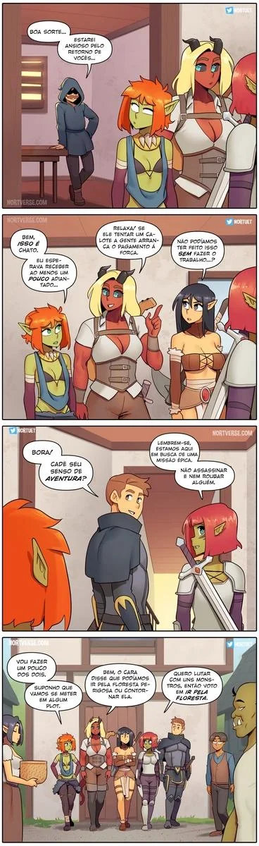 Bervely e Tara: Duas Piranhas Lésbicas em Ação! Mini-comics de Hentai HQ Brasileiro