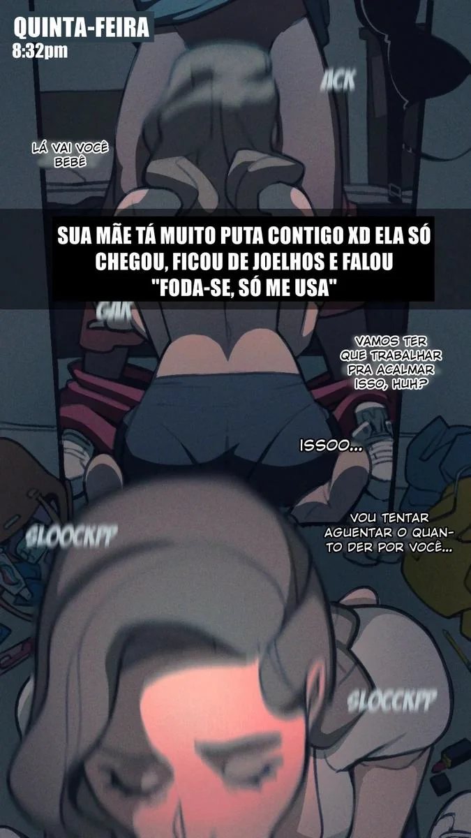 Mãe Piranha Mostra a Pica Grande Pros Babacas na Escola – HQ Brasileiro