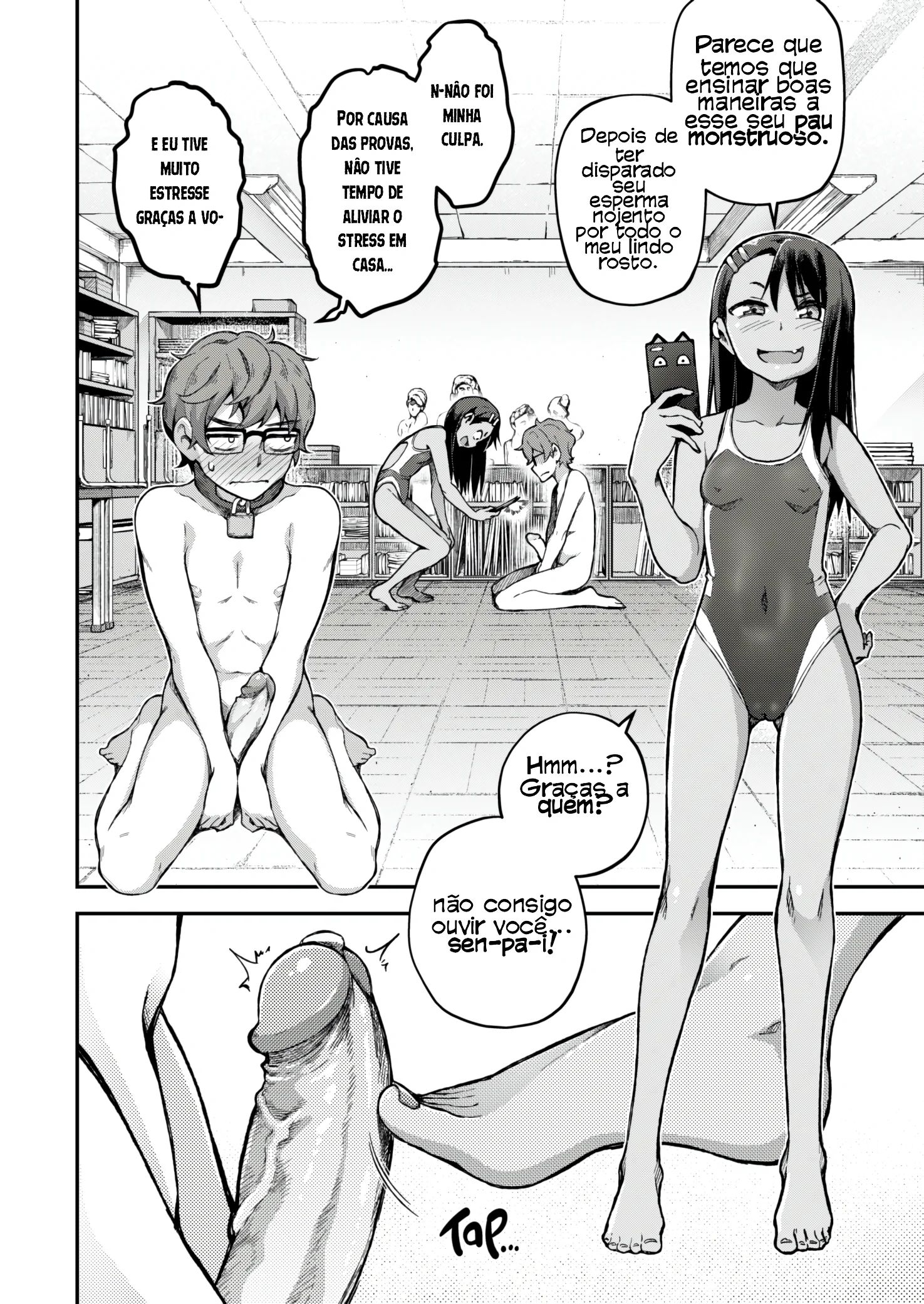 Nagatoro Safada Dá o Cú e Fode Gostoso em Hentai HQ Brasileiro