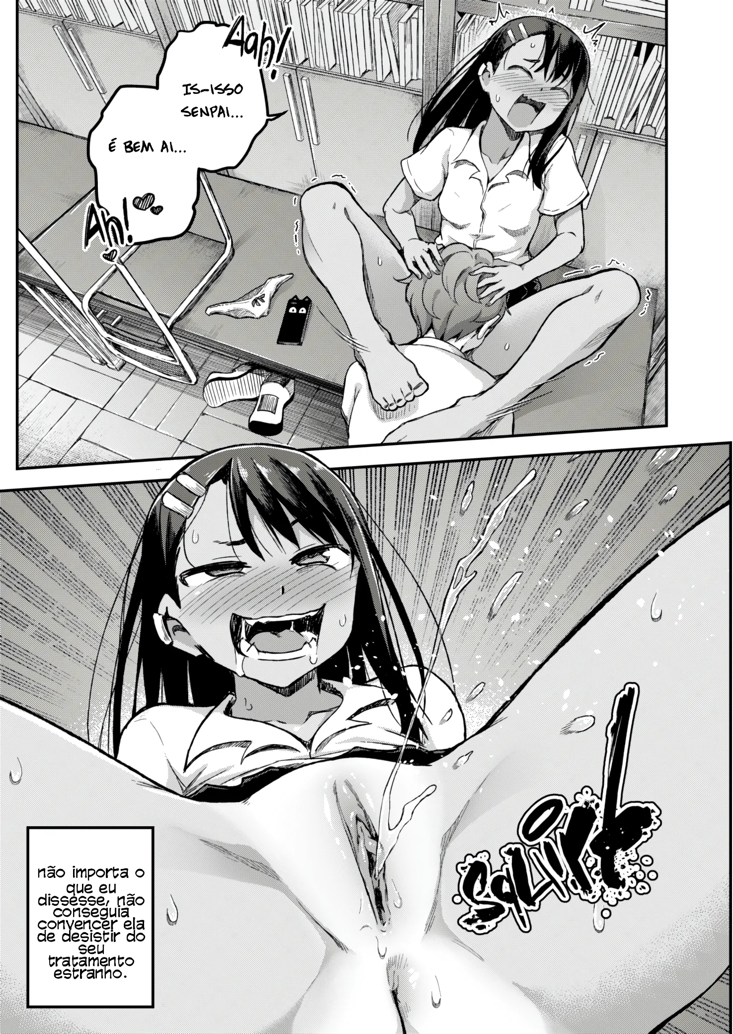 Nagatoro Safada Dá o Cú e Fode Gostoso em Hentai HQ Brasileiro