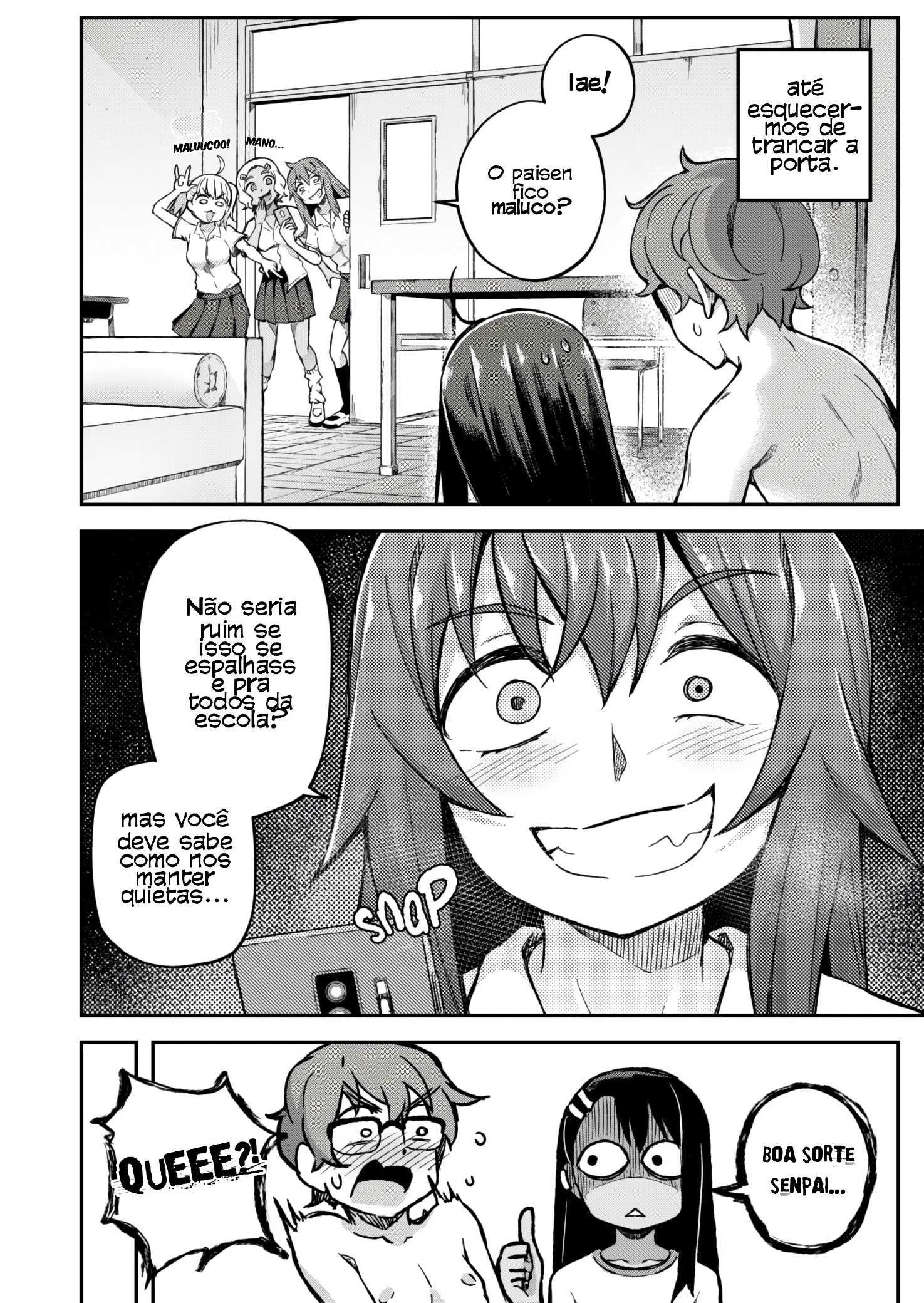 Nagatoro Safada Dá o Cú e Fode Gostoso em Hentai HQ Brasileiro