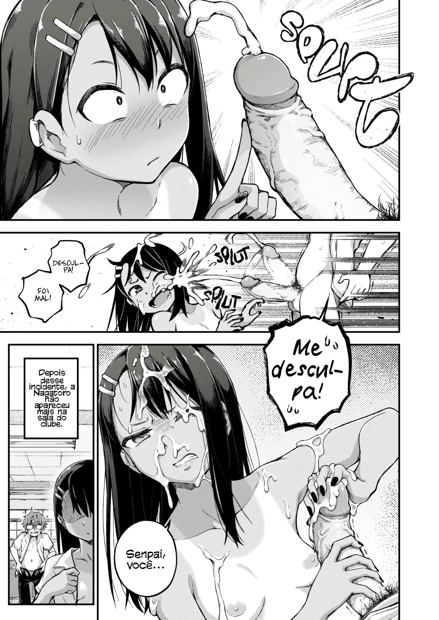 Nagatoro Safada Dá o Cú e Fode Gostoso em Hentai HQ Brasileiro