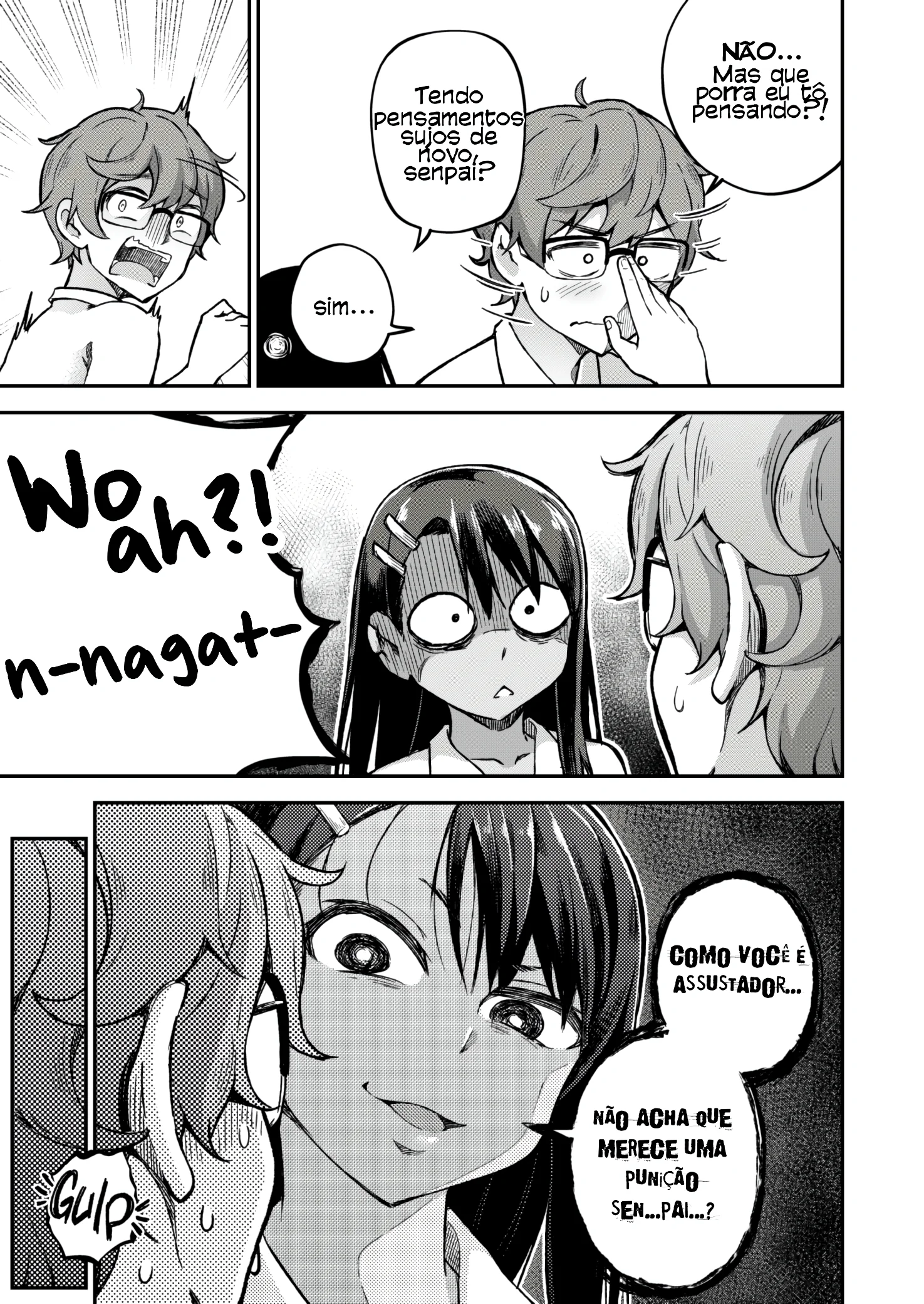 Nagatoro Safada Dá o Cú e Fode Gostoso em Hentai HQ Brasileiro