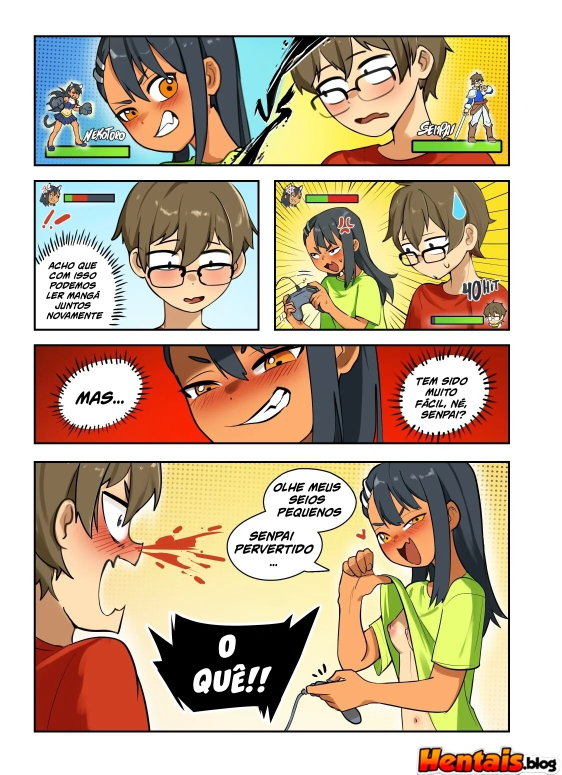 Nagatoro-san Porno: Não Brinque Comigo Nagatoro – Descobrindo a buceta da piranha em hentai HQ