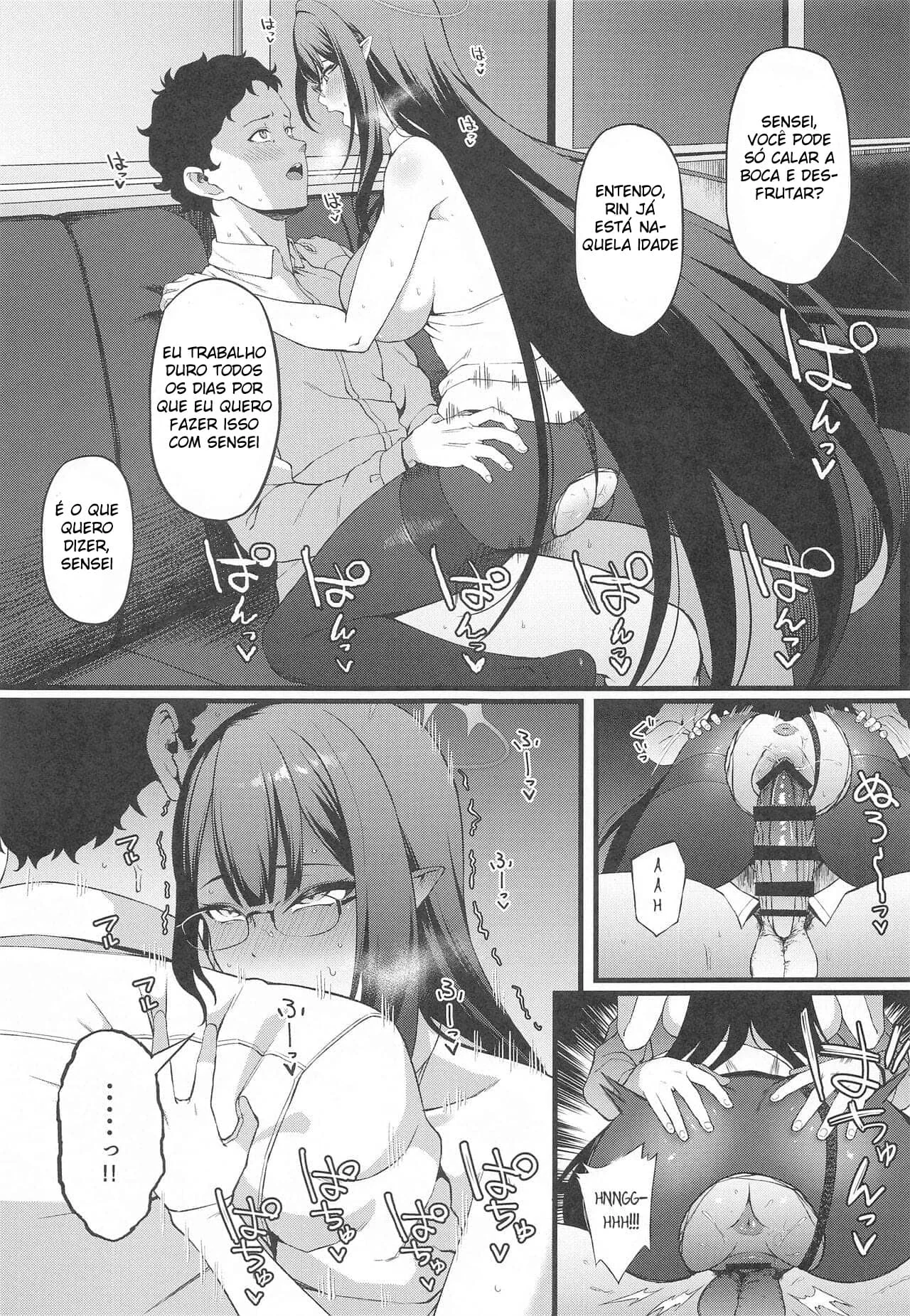 Sacanagem sem Limites com Nanagami Rin em Manga HQ