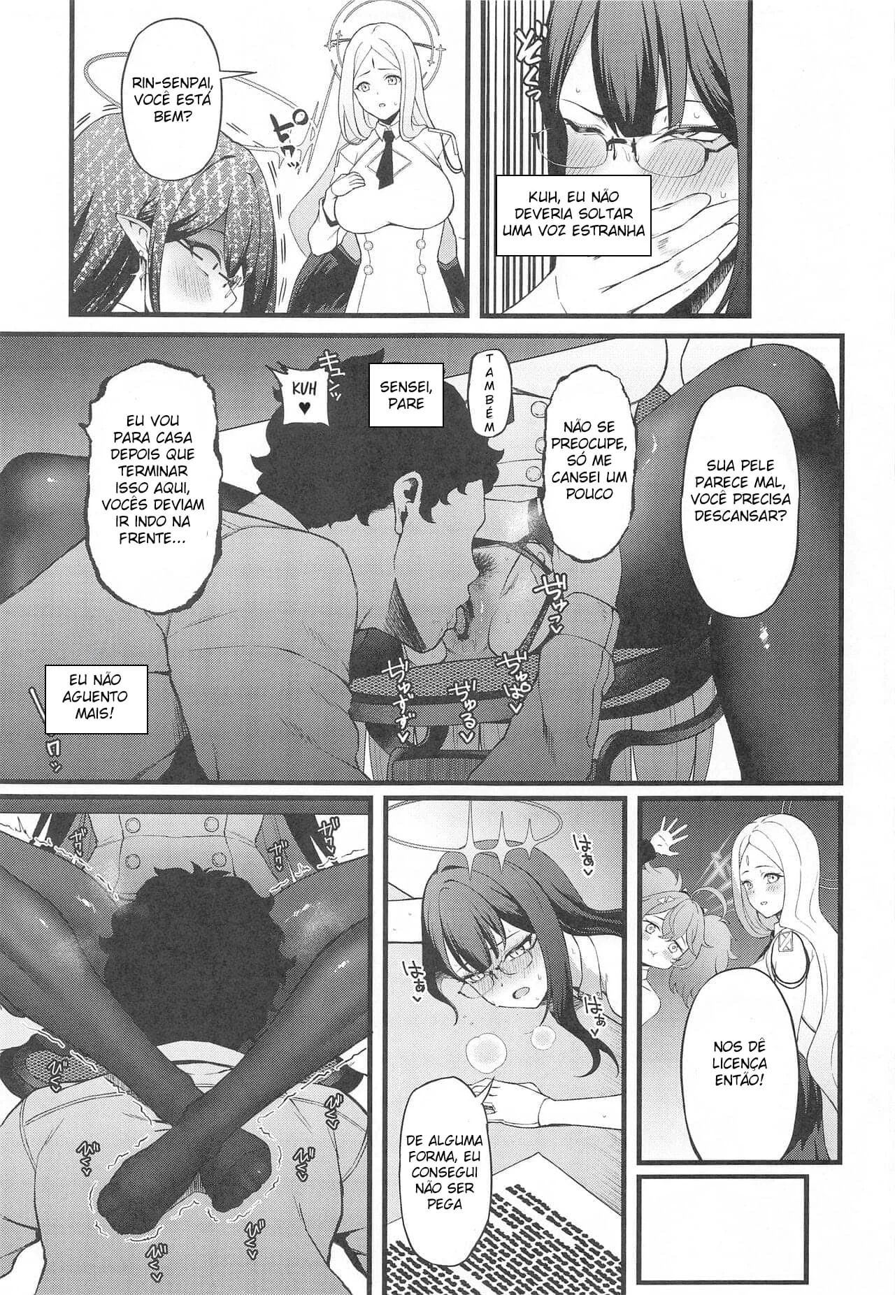 Sacanagem sem Limites com Nanagami Rin em Manga HQ