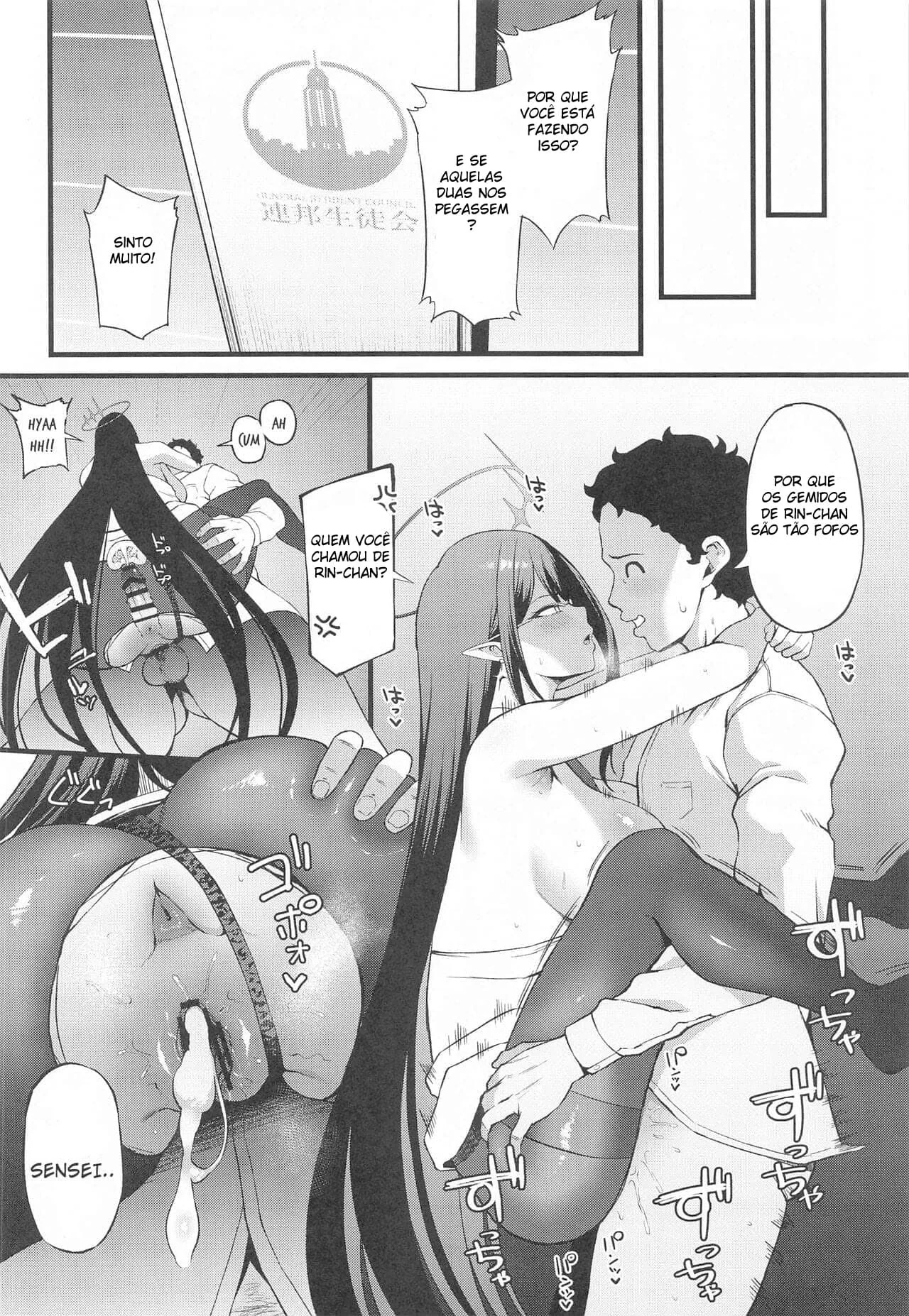 Sacanagem sem Limites com Nanagami Rin em Manga HQ