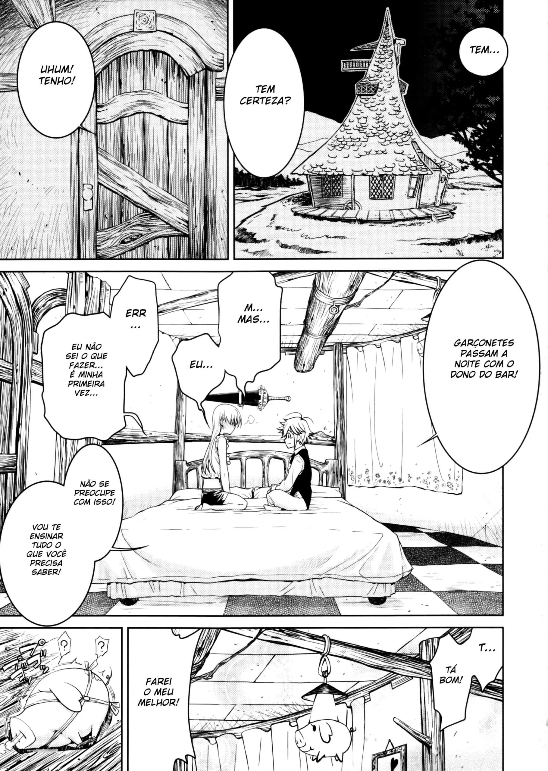 A Primeira Vez de Elizabeth: Nanatsu no Taizai Hentai HQ Brasileiro