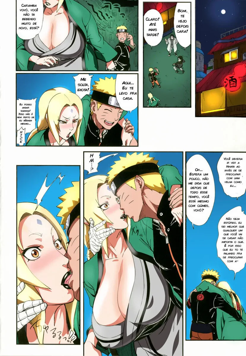 Tsunade e Naruto: Treinamento Intenso em Hentai HQ