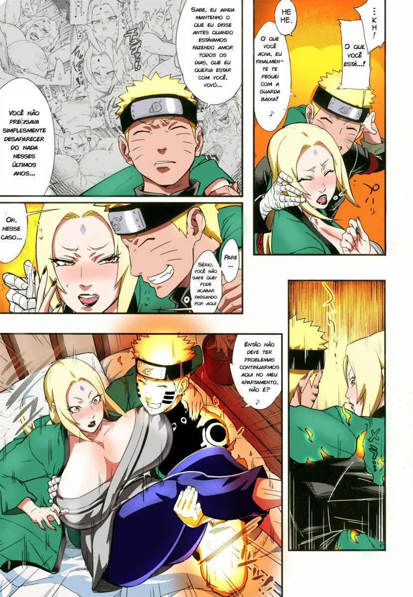 Tsunade e Naruto: Treinamento Intenso em Hentai HQ