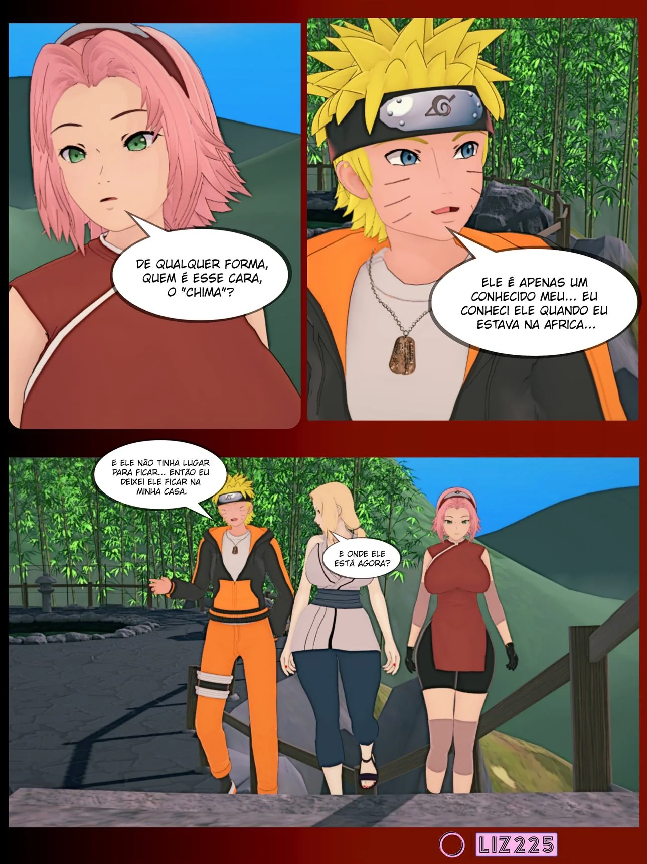 Pousada da Sacanagem: Tsunade, Sakura, Naruto e o Velho Tarado – Hentai HQ Brasileiro