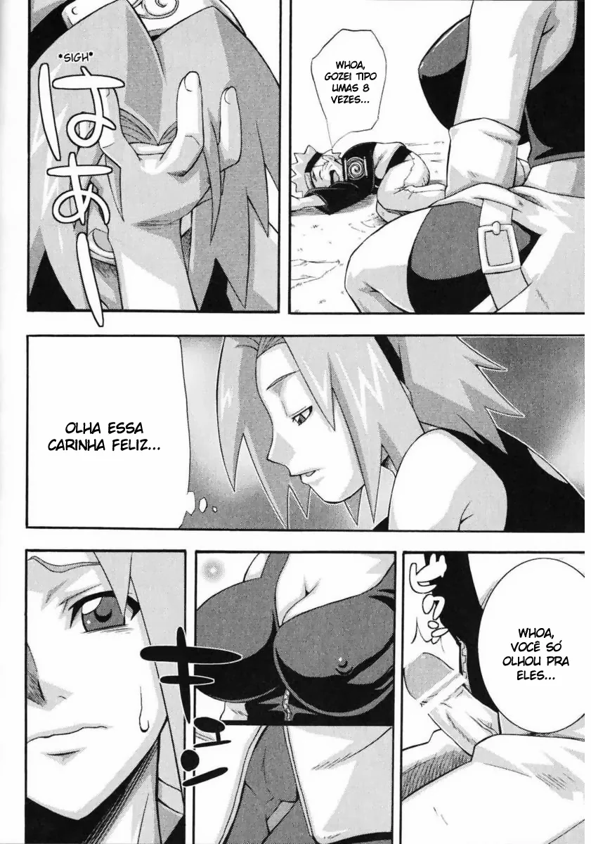 Naruto Come a Buceta da Sakura em HQ Brasileiro
