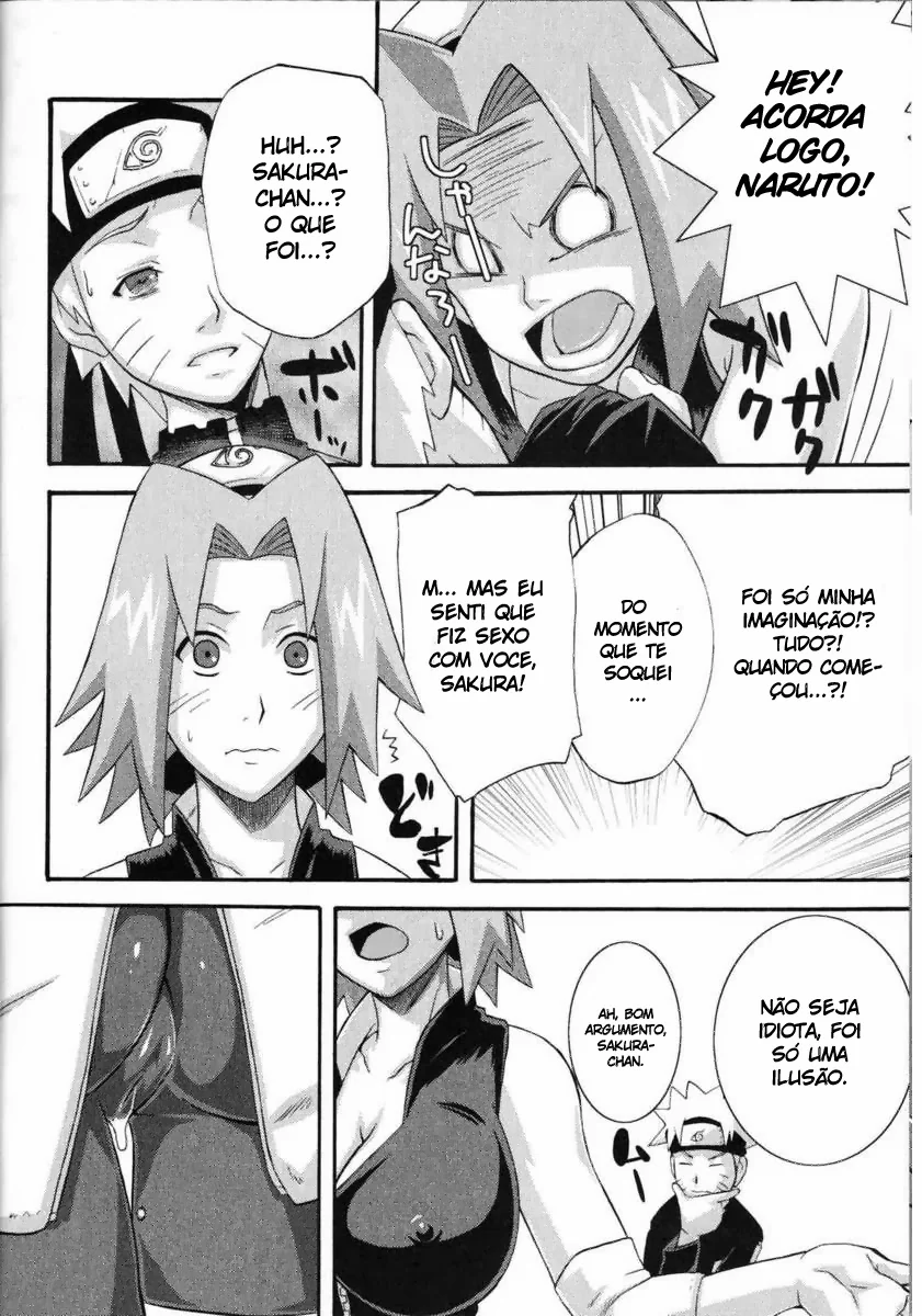 Naruto Come a Buceta da Sakura em HQ Brasileiro
