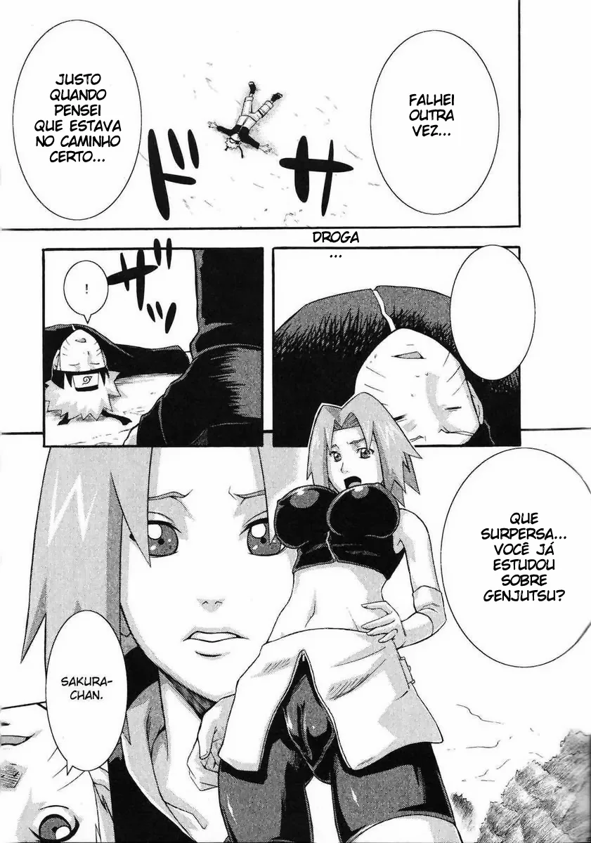 Naruto Come a Buceta da Sakura em HQ Brasileiro