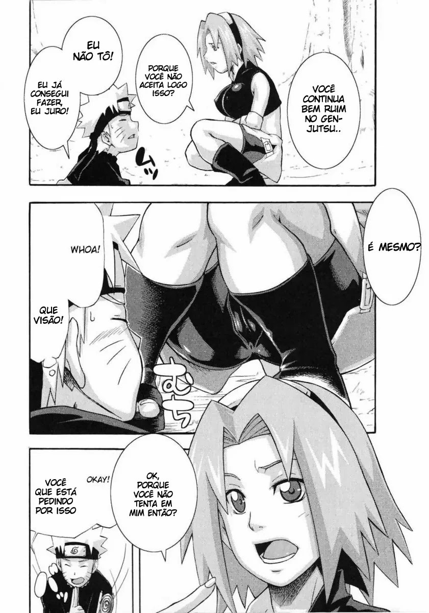 Naruto Come a Buceta da Sakura em HQ Brasileiro