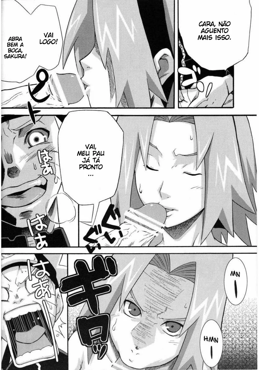 Naruto Come a Buceta da Sakura em HQ Brasileiro