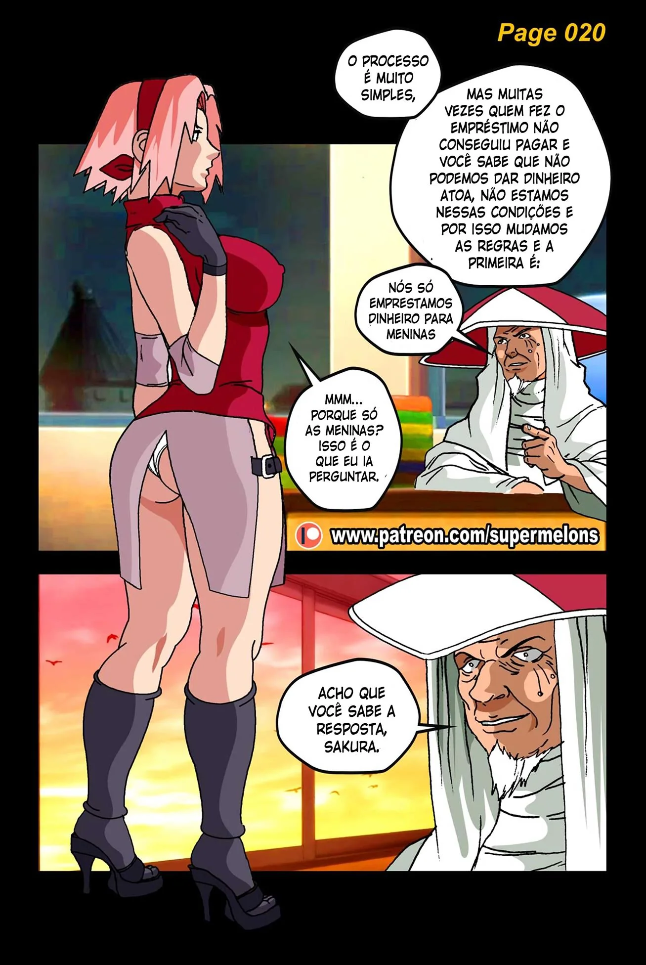 Naruto Hentai: Os Segredos de Konoha – Descubra os Votos Safados na Bucetinha da Hinata em HQ Brasileiro