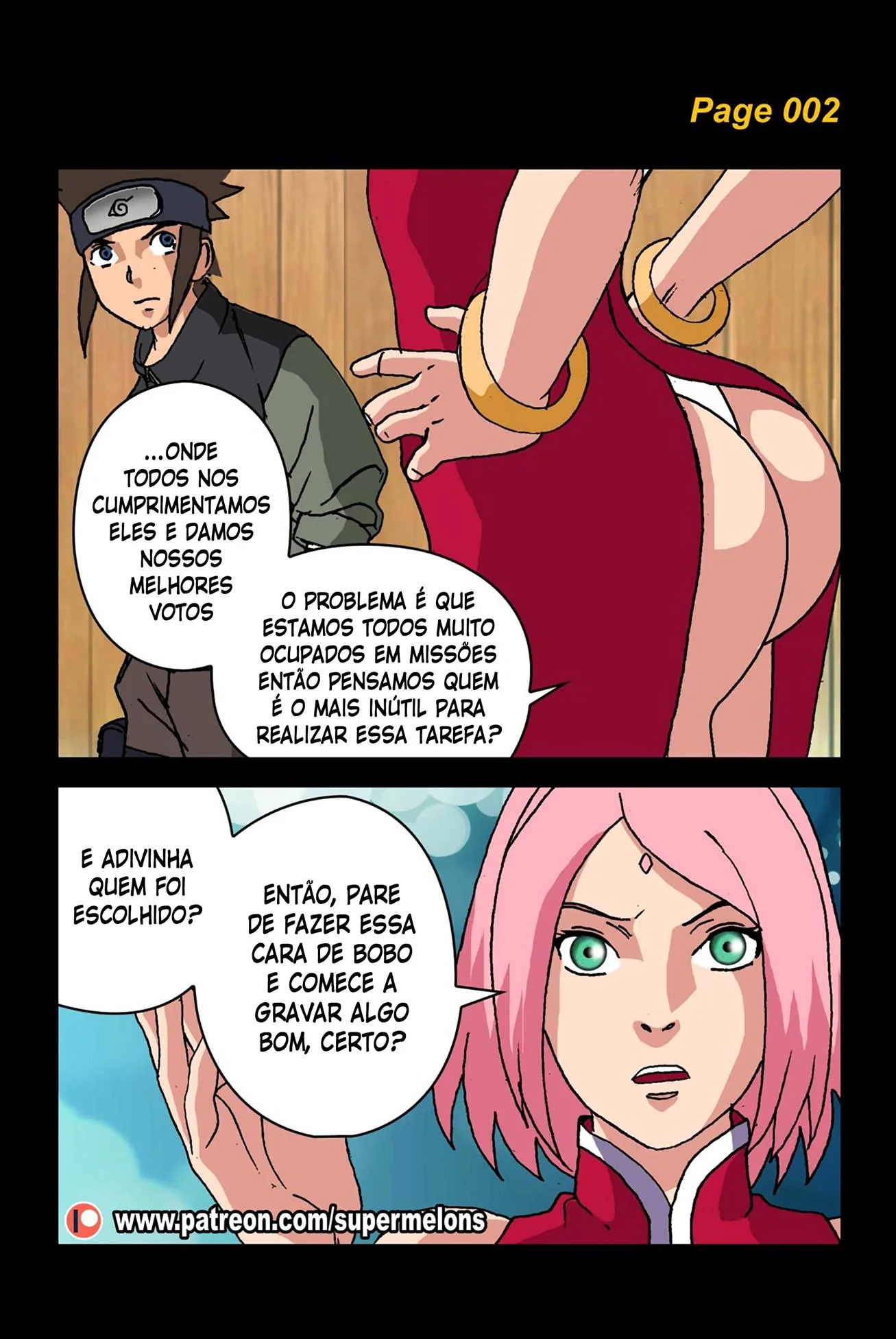 Naruto Hentai: Os Segredos de Konoha – Descubra os Votos Safados na Bucetinha da Hinata em HQ Brasileiro