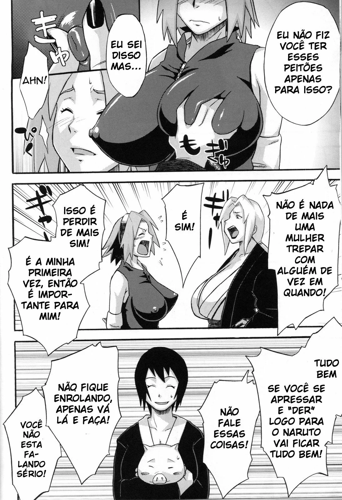 Naruto Hentai: Fodendo a Piranha da Sakura em Sexo hentai