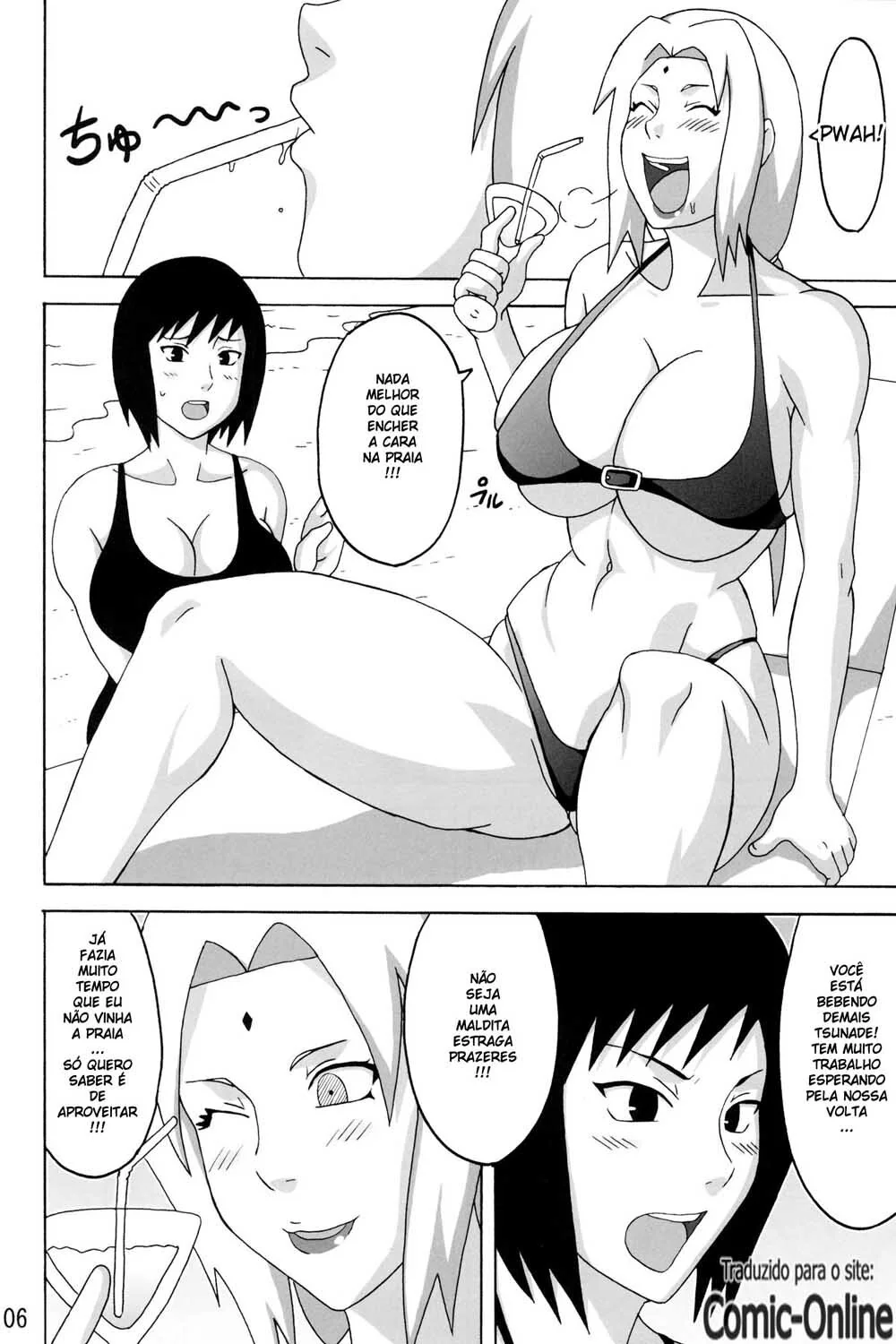 Naruto e a Orgia Surpresa – Fodendo várias bucetas de uma só vez em HQ Brasileiro