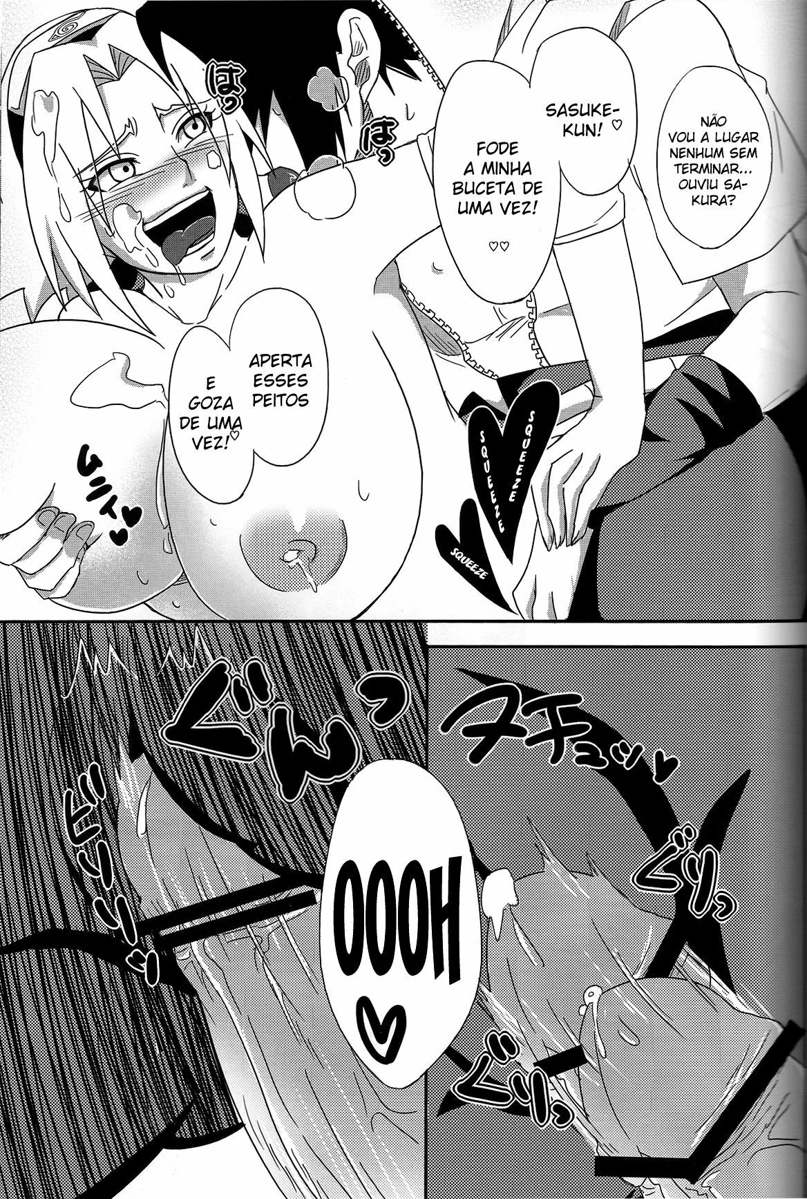 [REVISAR POST ⚠️✏️] Naruto Hentai: Sakura a Puta de Sasuke