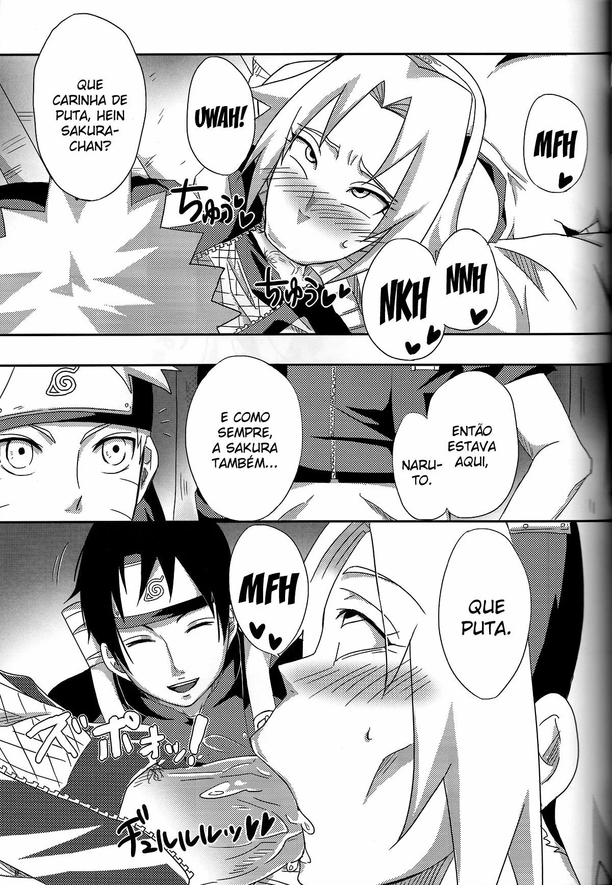 [REVISAR POST ⚠️✏️] Naruto Hentai: Sakura a Puta de Sasuke