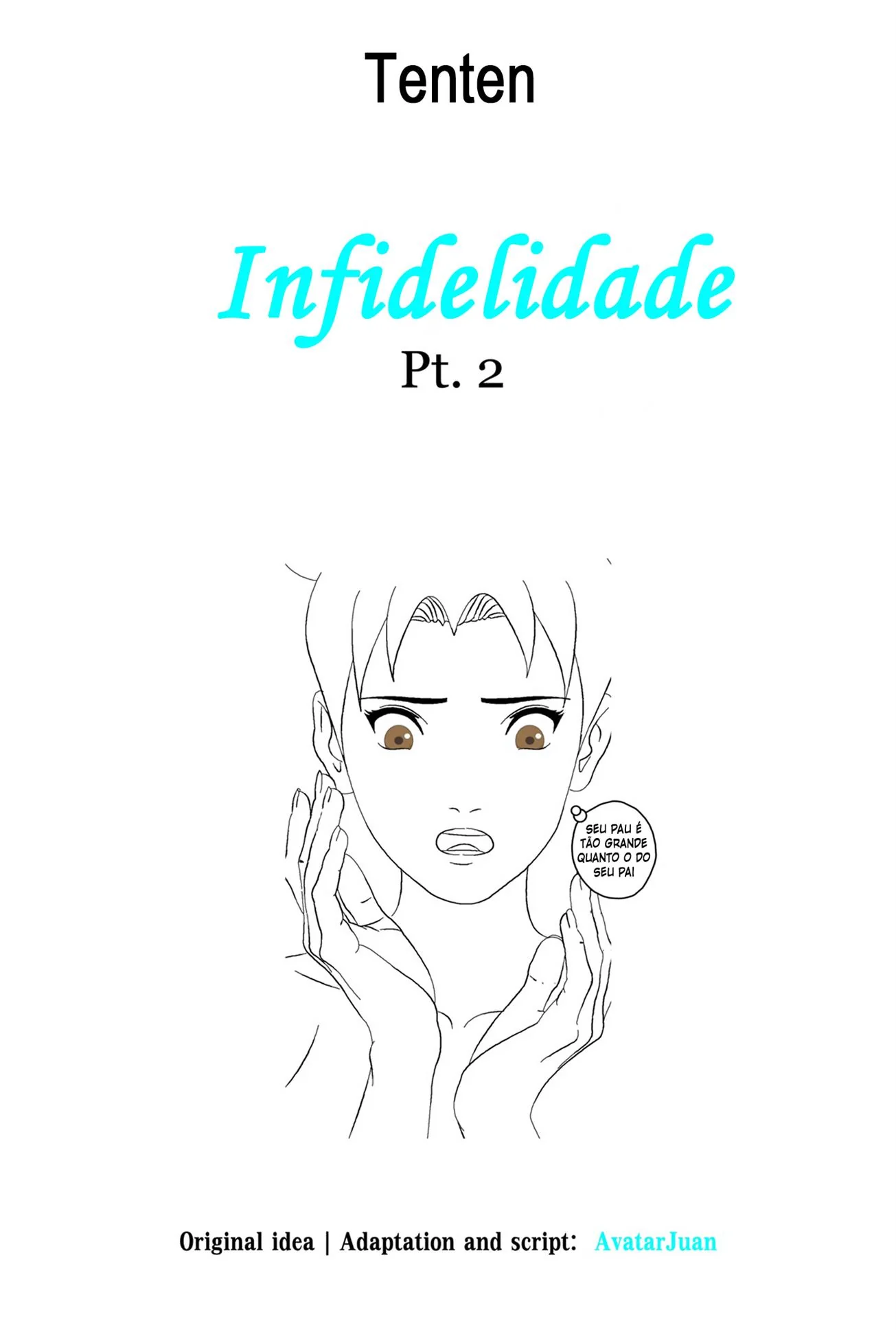 Naruto Hentai: Tenten Piranha Infeliz VL.1 – Festival de traição na buceta da ninja em HQ Brasileiro