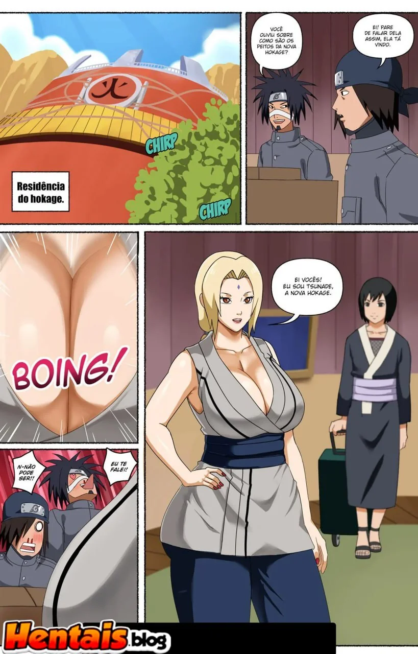 Naruto Hentai: Tsunade a Nova Hokage – A Piranha do Poder em HQ Brasileiro