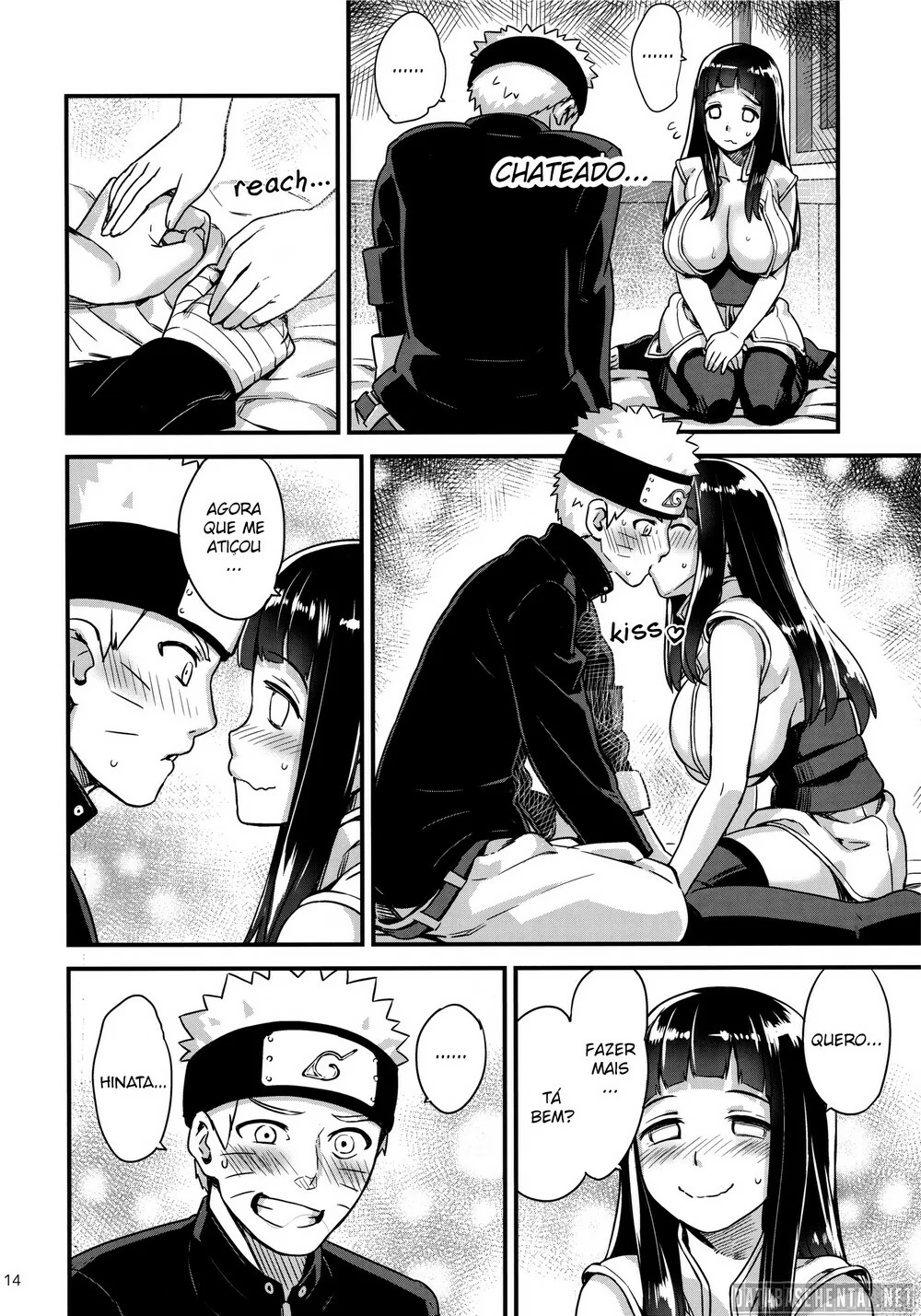 Naruto Fodendo a Hinata na Hidromassagem – Pervertido metendo a piroca na piranha gostosa em HQ Brasileiro