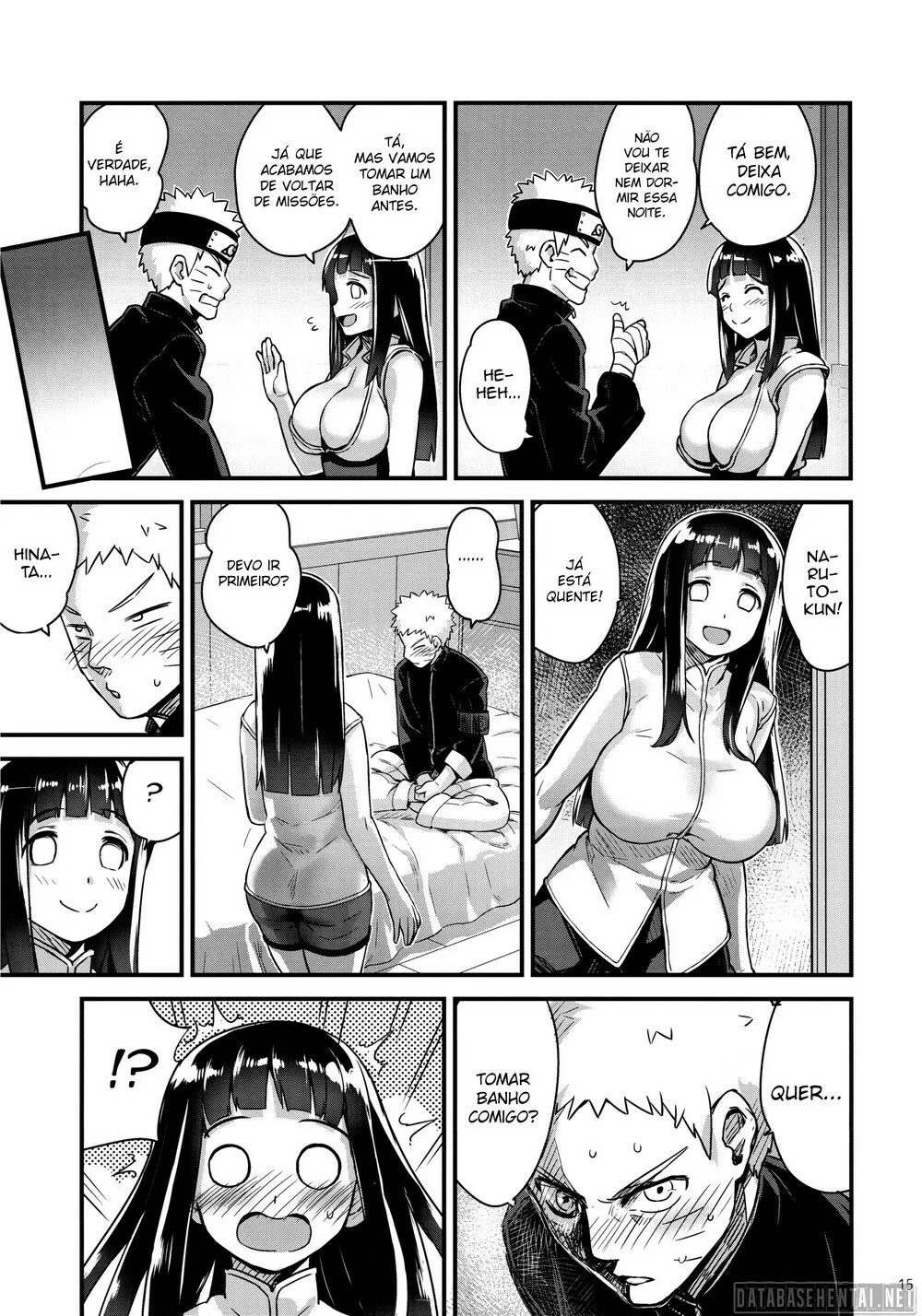 Naruto Fodendo a Hinata na Hidromassagem – Pervertido metendo a piroca na piranha gostosa em HQ Brasileiro