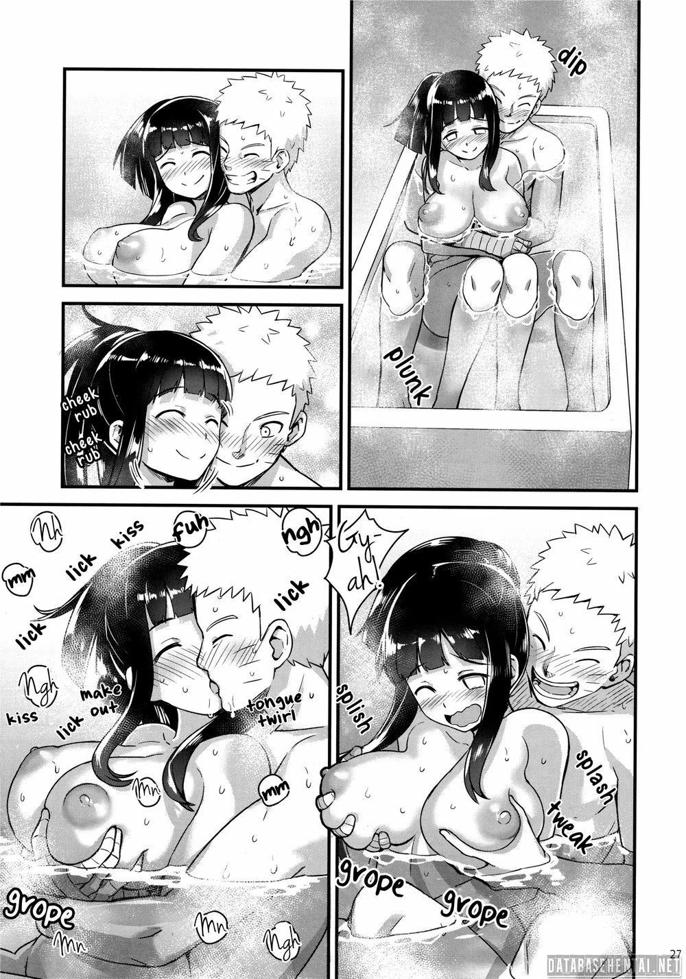 Naruto Fodendo a Hinata na Hidromassagem – Pervertido metendo a piroca na piranha gostosa em HQ Brasileiro