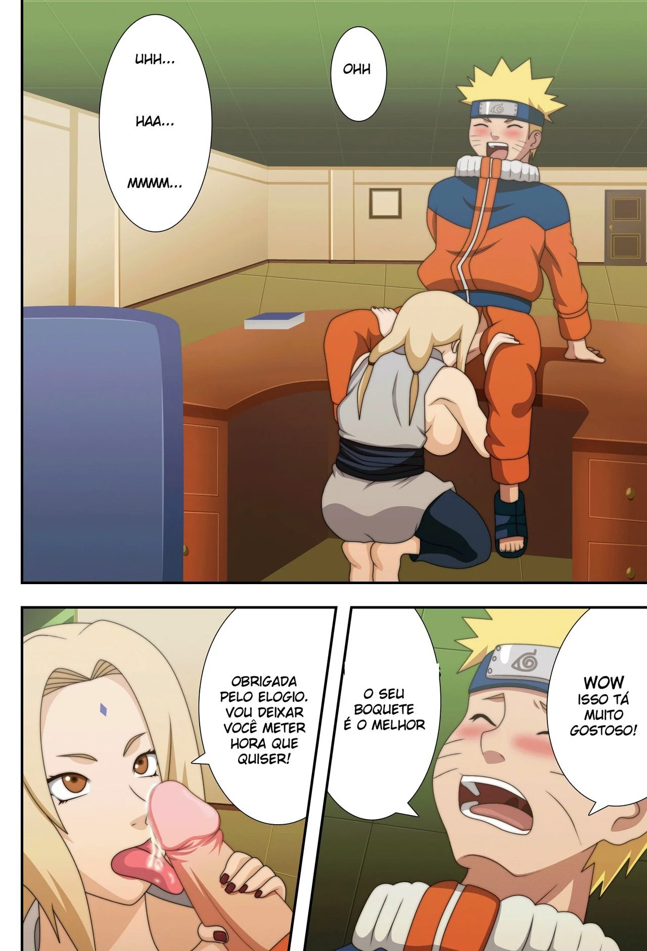 Naruto: A Pegação na Vovó Tsunade” – Em HQ Brasileiro